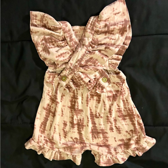 Kate Quinn ruffle strap shortie Shibori tie dye - Picture 2 of 2
